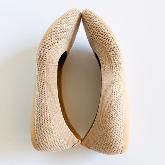 Allbirds Tree Breezers Flats Lux Beige Knit Ballet Shoes Women's size 5.5 - Picture 6 of 13